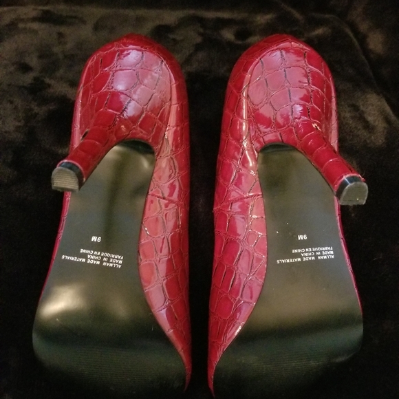 ROBERTO VIANNI Red Shoes Size 9 - Picture 7 of 8